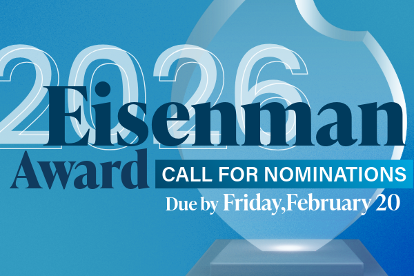 Accepting Nominations: Charles Eisenman Award